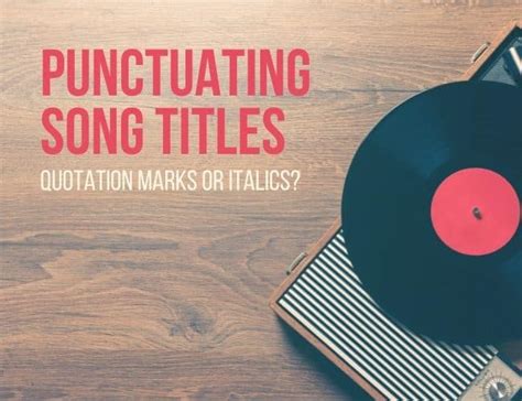 Do I Italicize Musical Titles? And Other Music-Related Typographic Dilemmas