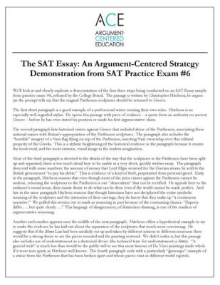 Is There an Essay on the SAT: A Detailed Analysis